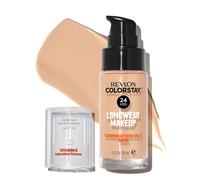Revlon ColorStay Liquid Foundation para combinacin de calcetines de maquillaje de piel de piel y grasa para mujeres SPF 15 Cobertura mediana Finisca