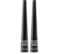 Revlon - ColorStay Liquid Liner, Delineador de Ojos Líquido, 16 Horas de Duración, Resistente al Agua, No Mancha ni Transfiere, Acabado Mate, Color Negro, Tono 251 Blackest Black - 2,5 ml