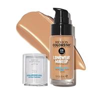 REVLON - ColorStay Makeup, Base de Maquillaje SPF 20 con Ácido Hialurónico, Sin Aceites, 24 h de Duración, Acabado Natural, Resistente al Agua, para Piel Normal y Seca, Tono 220, Natural Beige - 30 ml