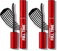 Revlon Colorstay - Máscara de Pestañas Full Time Waterproof, 24 horas de Volúmen sin Grumos, tono Blackest Black (Paquete de 2)