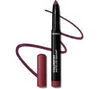 Revlon ColorStay Matte Lite Crayon Pintalabios acabado mate de color itenso a prueba de manchas Gama Rojos y Corales, Tono 012 On Cloud Wine