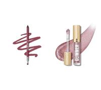 Revlon ColorStay Multi-Liner Tono Dallying + Super Lustrous Glimmer Gloss Tono 003 Lavender Dust, Pack de 2