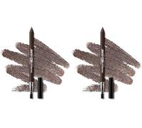 Revlon ColorStay Multiplayer Liner, Delineador de ojos multiusos con brocha profesional, textura cremosa, resistente al agua, waterproof, de larga duración, tono 402 High Stakes, 0.8 g (Paquete de 2)