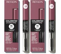 Revlon Colorstay Overtime Pintalabios 370-2 ml (Paquete de 2)