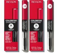 Revlon ColorStay Overtime Pintalabios Larga Duración (#040 Forever Scarlet) (Paquete de 2)