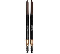 Revlon - ColorStay Perfilador de Cejas, Define y Rellena, con Cepillo para Peinar y Esculpir, Resistente al Agua, 24 Horas de Durabilidad, Tono 004, Color Castaño Oscuro (Paquete de 2)