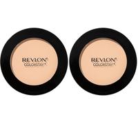 REVLON ColorStay Pressed Powder, Polvos Compactos, Tono 840 Medium (Paquete de 2)