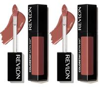 REVLON ColorStay Satin Ink, Pintalabios Líquido Permanente con Acabado Satinado, Fórmula Hidratante con Aceite de Grosella Negra, De Larga Duración, 5ml, Tono 006 Eyes On You (Paquete de 2)
