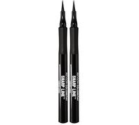 Revlon ColorStay Sharp Line Eye Pen Delineador líquido en formato rotulador que proporciona un negro intenso que dura hasta 24 horas - Tono Blackest Black (Paquete de 2)