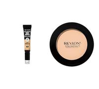 REVLON ColorStay Skin Awaken 5 in 1 Concealer, Tono 001 Universal Neutralizer + Polvos Compactos tono 830 Light Medium - Corrector Iluminador con Cafeína y Polvos Matificantes de Larga Duración
