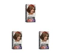 Revlon Colorstay Tinte Pelo Mujer, Coloración Permanente de larga duración, Incluye mascarilla potenciadora del color, Hasta 8 semanas de color, Tono 6.35 Caramelo (Paquete de 3)
