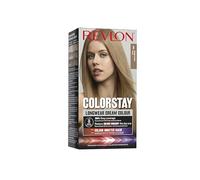 Revlon Colorstay Tinte Pelo Mujer, Coloración Permanente de larga duración, Incluye mascarilla potenciadora del color, Hasta 8 semanas de color, Tono 8 Rubio Claro