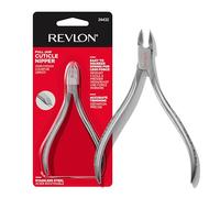 Revlon Cortador de cutículas de mandíbula completa, herramienta para cutículas, fabricado con acero inoxidable de alta calidad y hoja de alta precisión, resorte fácil de apretar, 1 unidad