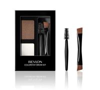 Revlon Cowerbow Kit Colorstay Kit de cejas Camino de ojo con cejas de ceja larga Pomada Pomada y punta de cepillo angulada 104 marrn suave 0.08 oz
