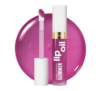 REVLON Glimmer Lip Oil, brillo intenso e hidratante, 006 PLUM POP | Aceite labial con los beneficios de un bálsamo. Labios más voluminosos y saludables. Con extracto de escualeno vegetal.