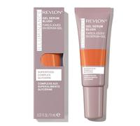 Revlon Illuminance Gel Serum Blush, mejillas visiblemente acolchadas, un acabado brillante e hidratante durante todo el día, 130 Beaming Coral, 11 ml