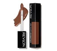 Revlon Lápiz labial líquido de tinta satinada ColorStay, colores de labios ricos de larga duración, formulado con aceite de semilla de grosella negra, 003 en tan profundo.