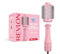 Revlon One Step Volumiser Glow - RVDR5375 - para todo tipo de cabello | Cepillo ovalado, recubrimiento iónico de turmalina + cerámica para más brillo* y menos rotura*, cabezal desmontable