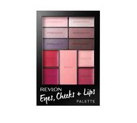 Revlon palette set de maquillaje, ojos, pómulos y labios 300 berry in