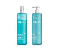 REVLON PROFESSIONAL Equave Rutina Champú Micelar Detox 500 ml + Acondicionador Sin Aclarado 200 ml - Limpieza Suave, Hidratación y Desenredado con Queratina para Cabello Normal a Seco