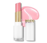 REVLON Super Lustrous Glass Shine Balm L piz labial hidratante con color, acabado brillante y transl cido, 002 Pink Flip, 0.11 oz