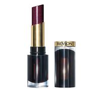 REVLON Super Lustrous Glass Shine, Barra de Labios con Textura Cremosa, Fórmula Hidratante con Ácido Hialurónico, Aloe y Cuarzo Rosa, Aporta Brillo y Color, Tono 012 Black Cherry 3,7g