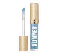 Revlon Super Lustrous Glimmer Gloss, hidratante y voluminizador, acabado ultrabrillante, fórmula con base vegetal, 010 Indigo Ice, 3.8 ml
