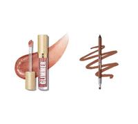 Revlon Super Lustrous Glimmer Gloss Tono 005 Glazed Almond + ColorStay Multi-Liner Tono Dynamic Doer, Pack de 2