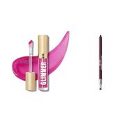 Revlon Super Lustrous Glimmer Gloss Tono 008 Rose Glow + ColorStay Multi-Liner Tono Mischief Maker, Pack de 2