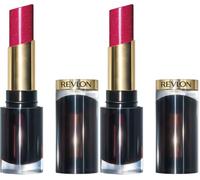 REVLON Super Lustrous, Pintalabios Glass Shine, Color Love Is On, 3.7 g (Paquete de 2)