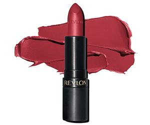 REVLON Super Lustrous The Luscious Mattes, Barra de Labios con Textura Cremosa para unos Labios más Suaves y Voluminosos, Fórmula Hidratante con Vitamina E, Tono 008 Show Off 4,2g