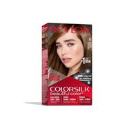 Revlon T/P S/A Colorsilk 51 Castaño Claro, 100 ml | Coloración permanente enriquecida con queratina, color rico y duradero, cubre 100% cabello blanco, sin amoníaco