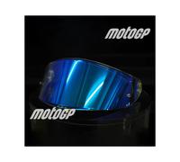 (Revo Blue) Visera para casco K6, visera integral para motocicleta, lente de visión oscura, funda para AGV K6