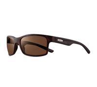 Revo Gafas de sol unisex RE 1027 Crawler rectangulares polarizadas con protección UV, marco de tortuga mate, lente Terra