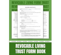Revocable Living Trust Form Book: Legal Forms Ready-to-Use Fillable Trust Templates 8.5 x 11 inches.
