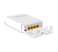 Revodata 3 Puertos Outdoor Gigabit PoE Extender, 10/100/1000 Mbps Repeater PoE 100/250 Metros se Extiende, IEEE802.3af/at 3 PoE Salida Impermeable para Al Aire Libre, Plug and Play (WPOE6004G)