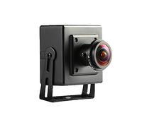 REVODATA 5MP Mini Ojo de Pez PoE Cámara IP con micrófono Incorporado, Audio Cámara de Seguridad Interior 1.7mm Lente 180° Ángulo de Visión P2P Vista Remota Cámara CCTV (I706-3-P-A-HS)