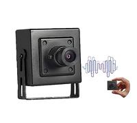 REVODATA 5MP Mini Seguridad Interior PoE Cámara IP con Audio/Micrófono,udio Tamaño Mini 3.6mm Lente 80° Visualización Remota P2P CCTV Video CAM,Detección de Movimiento(I706-P-A-HS)