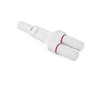 REVODATA Extensor POE 1 a 2 impermeable IP67, salida máxima de 15 W, potencia de entrada de 30 W, repetidor Poe, extensor impermeable, cumple con IEEE802.3af/at, Plug and Play para cámara de