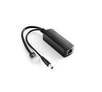 REVODATA Gigabit 36W PoE Splitter 12V/3A, DC 5.5 x 2.5 mm Plug PoE a DC 12V/3A Output, Gigabit Ethernet cumple con IEEE802.3bt, Plug and Play para cámara IP, Smart Home (PS5712BG-25)
