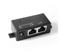 REVODATA Gigabit PoE Injektor 10/100/1000Mbps Adaptador Ethernet, 5 V-57 V, fuente de alimentación pasiva para cámaras IP, AP, teléfonos VoIP, montaje en pared (PSE310G)