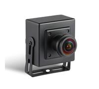 REVODATA Mini cámara IP PoE de 5MP, Ultra HD 2880x1620P, Lente Ojo de pez de 1,7 mm (170 °FOV), cámara pequeña H.265, detección de Movimiento de vigilancia, aplicación para PC/teléfono (I706-3-P)