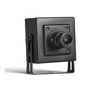 REVODATA TSEye Mini 5MP Cámara IP PoE Audio, Ultra HD 2880 x 1620P, Lente de 3,6 mm (75 ° FOV), Sistema de Vgilancia CCTV PoE para Seguridad Doméstica, P2P Remore Visualización(I706-P-A-TS Metal)