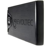 Revoltec File Protector, 2.5" SATA HDD to USB 2.0, Black 2.5" Black - Caja para Disco Duro SATA de 2,5" a USB 2.0, 2.5", SATA, USB 2.0, Negro, Aluminio, Windows 98 / ME / 2000 / XP/Vista
