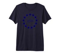 Revolución Americana 13 colonias 1776 13 Estrellas Camiseta Premium