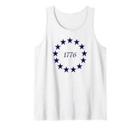 Revolución Americana 13 colonias 1776 13 Estrellas Camiseta sin Mangas