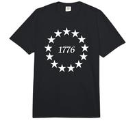 Revolución Americana 13 colonias 1776 13 Estrellas Comfort Colors Adult Heavyweight T-Shirt