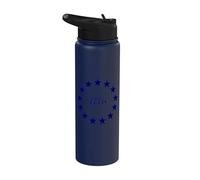 Revolución Americana 13 colonias 1776 13 estrellas Stainless Steel Insulated Water Bottle