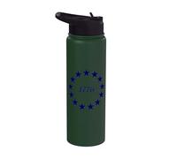 Revolución Americana 13 colonias 1776 13 estrellas Stainless Steel Insulated Water Bottle