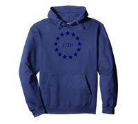 Revolución Americana 13 colonias 1776 13 Estrellas Sudadera con Capucha
